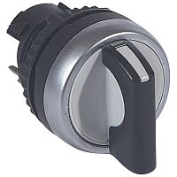 Переключатель с рукояткой - Osmoz - для комплектации - без подсветки - IP 66 - 3 поло 45° - чёрный | код 023926 |  Legrand
